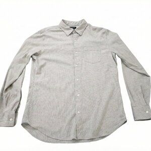 Bonobos | Stretch Flannel Shirt | Heather Grey | Slim Large